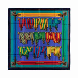 Sangles Silk Twill Scarf