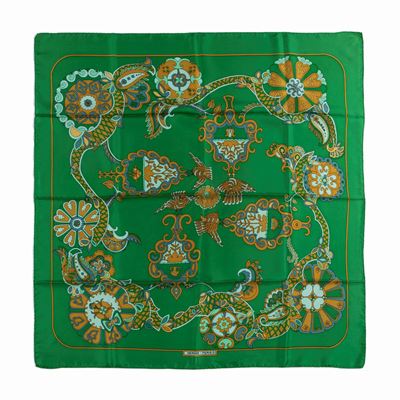 Karin Swidens, Foulard Cendrillon in seta, 1972