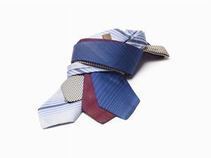 Hermès - Quattro cravatte in seta 