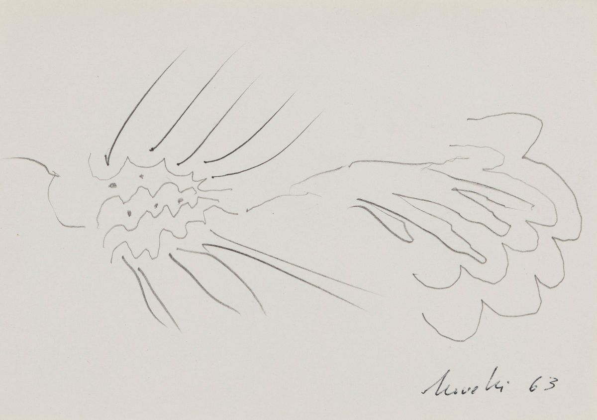 Gastone Novelli - Lotto Composto da 02 Disegni