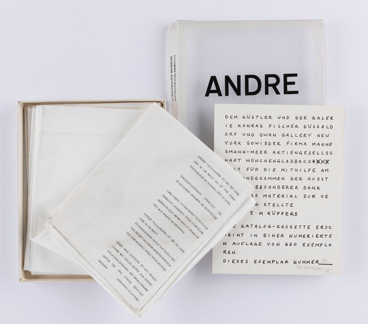 Carl Andre - Städtisches Museum Mönchengladbach