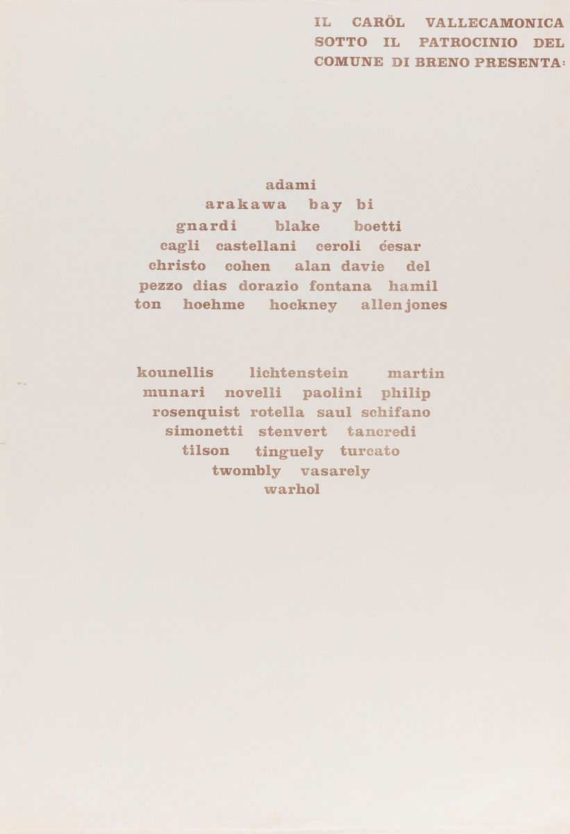 Aa.vv., Alighiero Boetti (rif.) - Lotto Composto da 3 Poster