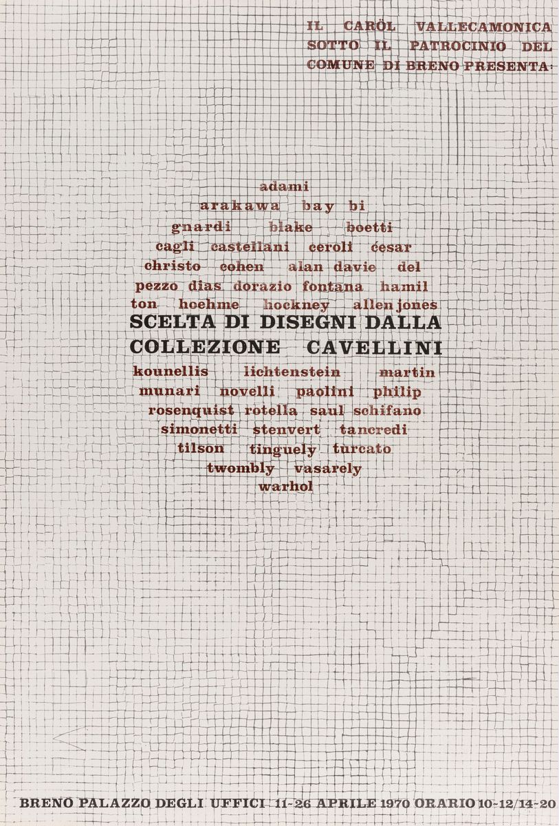 Aa.vv., Alighiero Boetti (rif.) - Lotto Composto da 3 Poster