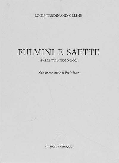 Fulmini e Saette (balletto Mitologico)