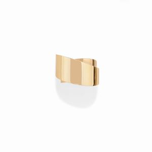 A 18K two-color gold ring, Vhernier, "Tourbillon" collection