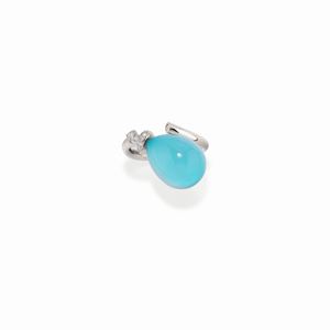 A 18K white gold and turquoise ring, Vhernier, "Palloncini" collection