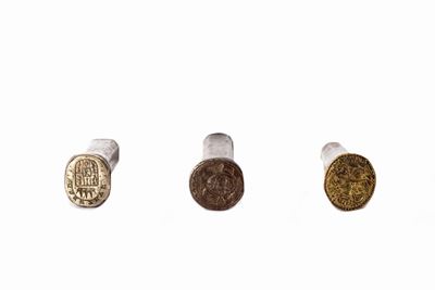Sigilli nobiliari, ferro, bronzo e argento, secoli XVII - XVIII