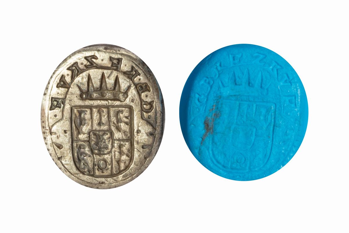 Sigilli nobiliari, ferro, bronzo e argento, secoli XVII - XVIII