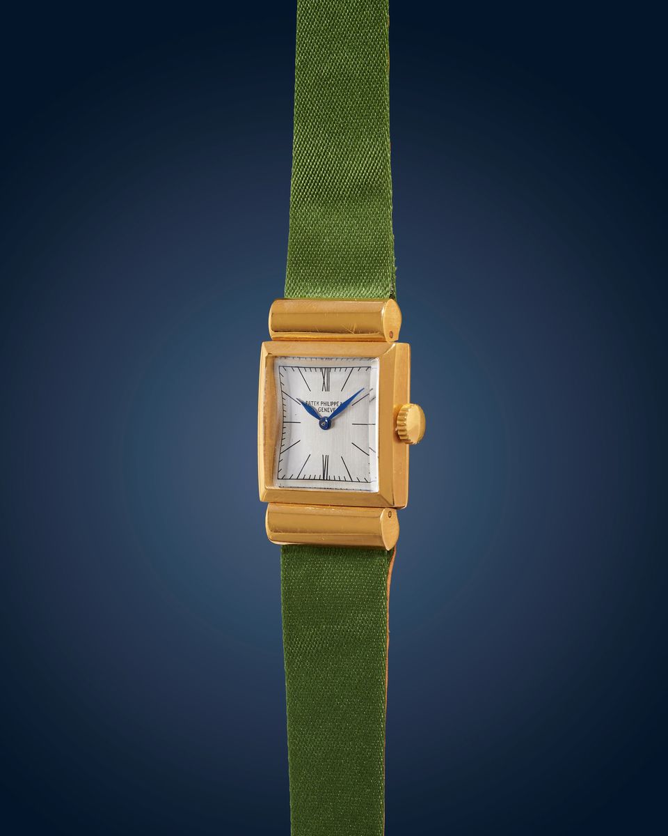 Patek Philippe - Orologio da polso, anni '30, oro 18k, quadrante argenté