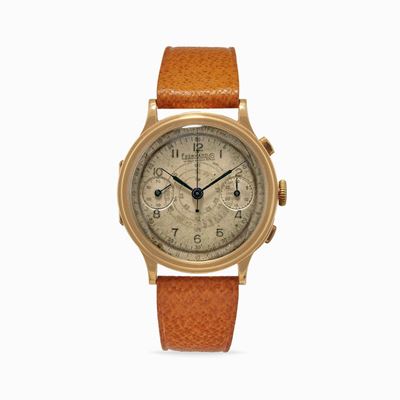 Cronografo pre Extra-Fort, anni '40, oro 18k