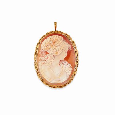 Pendente-spilla con Cammeo