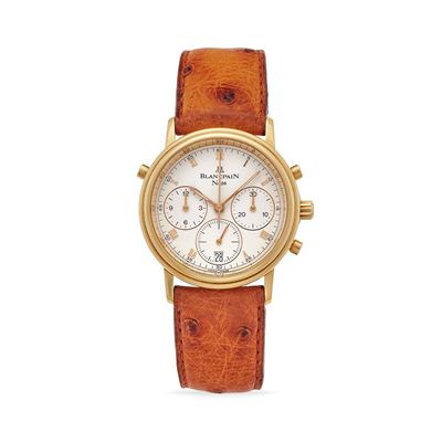 Cronografo Rattrapante Villeret 1186-1418, anni '80, oro 18k