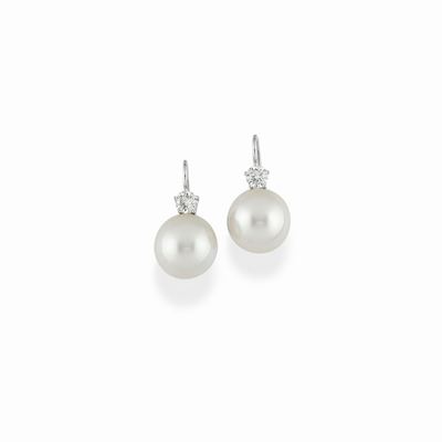 Orecchini con Perle e Diamanti