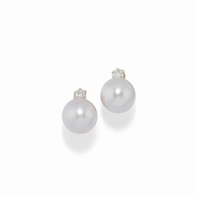 Orecchini con Perle e Diamanti