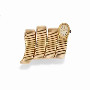 A 18K yellow gold watch, circa 1960, Movado