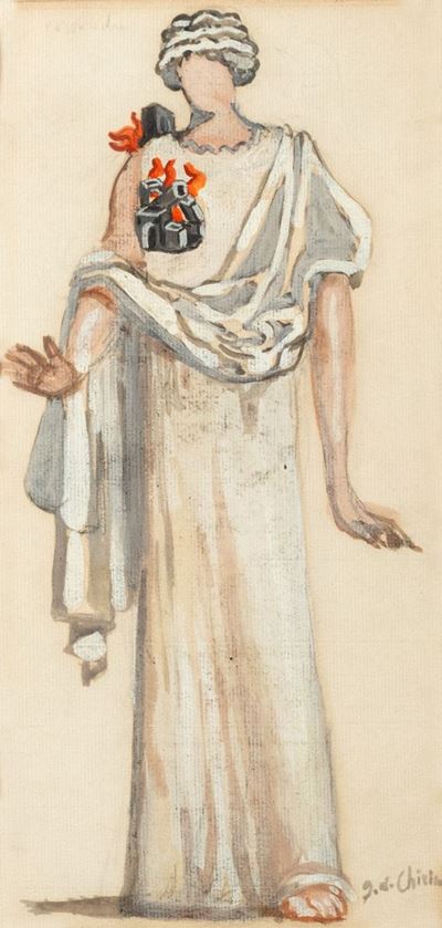 Cassandra - gouache e acquarello su carta, 1937