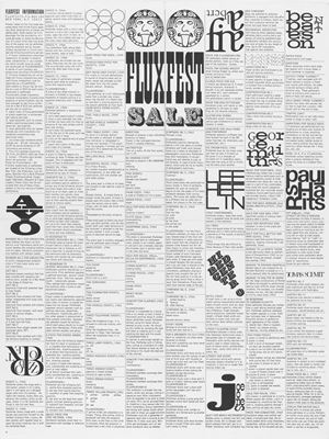 Fluxfest Information, New York