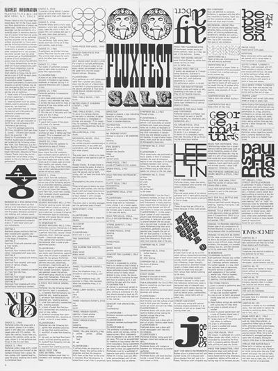 Fluxfest Information, New York