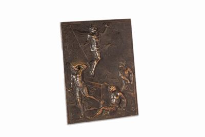 Placca in bronzo raffigurante la Resurrezione di Cristo, fine XVI - inizi XVII secolo