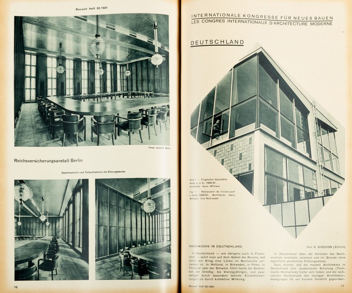 Für Das Gesamte Bauwesen, Architektur 1931. Dieser Band Enthält Die Kupfertiefdruck-beilagen Der ...