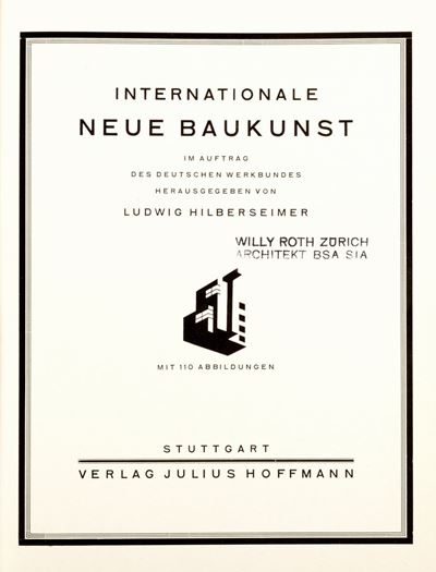 Internationale Neue Baukunst Im Auftrag Des Deutschen Werbundes