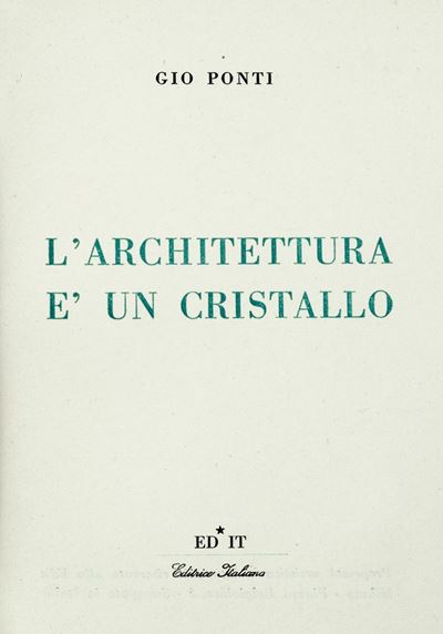 L'architettura È un Cristallo