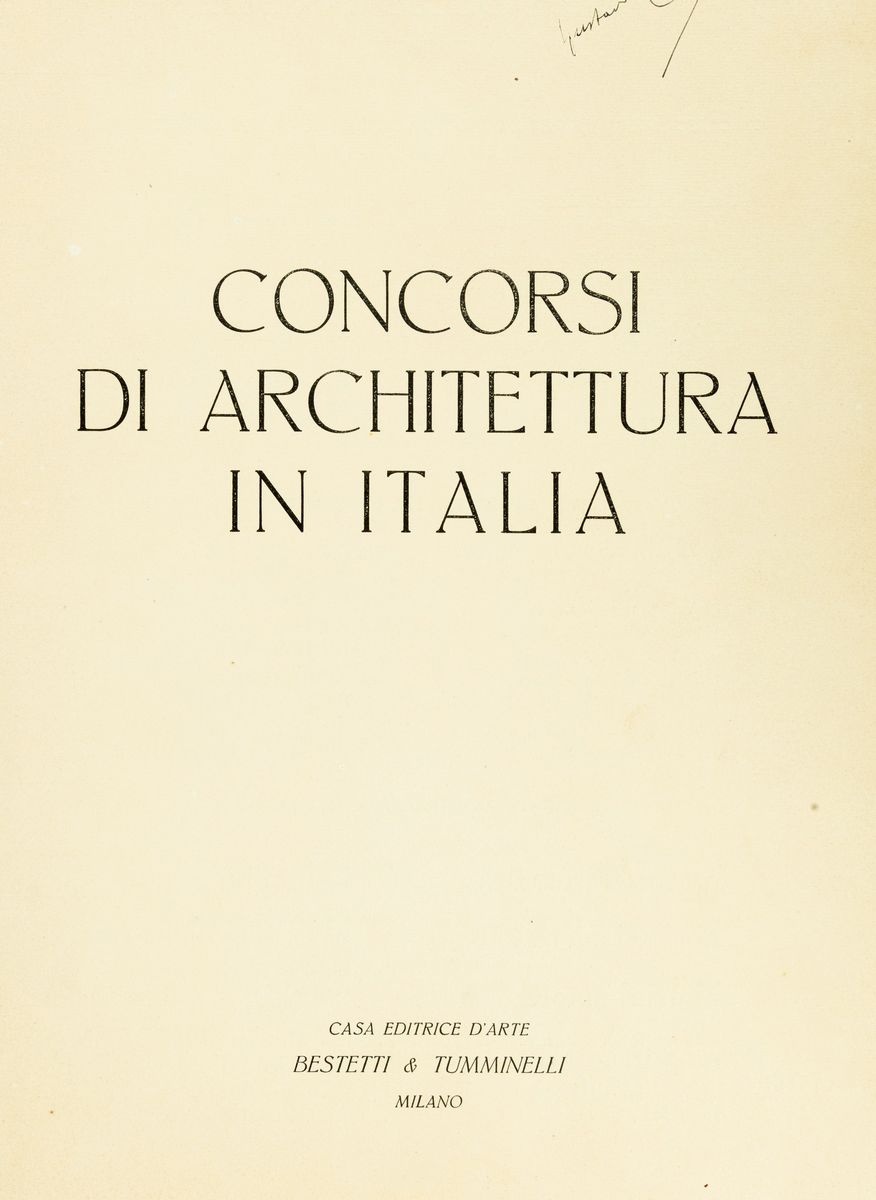 Concorsi di Architettura in Italia