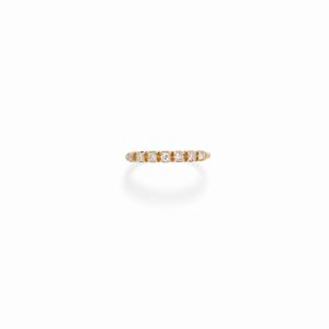  - A 18K  yellow gold and diamond ring