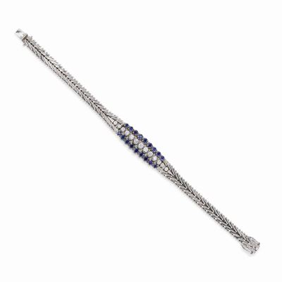 Bracciale con Zaffiri e Diamanti