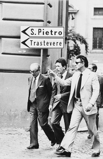 Alessandro Natta, Enrico Berlinguer e Antonio Tatò, Roma