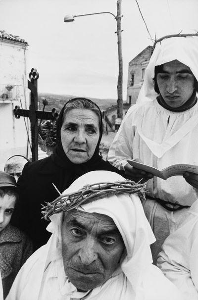 Processione in Sicilia, Trapani – Stampa vintage alla gelatina ai sali d'argento
