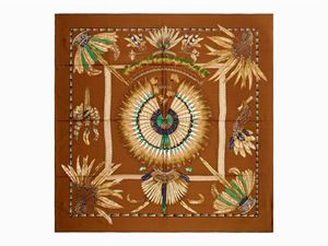 Hermès - Brasil twill silk scarf