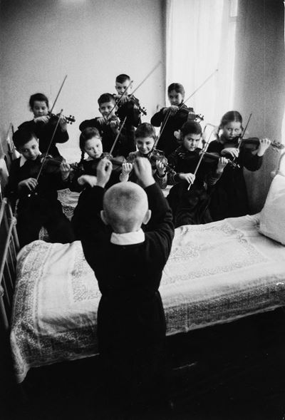 Russland (Bambini), stampa vintage alla gelatina ai sali d'argento