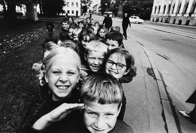 Senza titolo (Bambini) - Stampa vintage alla gelatina ai sali d'argento