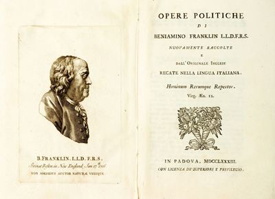 Opere Politiche [...] Nuovamente Raccolte e Dall'originale Inglese Recate nella Lingua Italiana