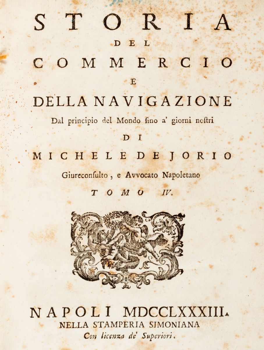 Vincenzo Ricci - Ragionamento Intorno alla Navigazione, ed al Commerzio