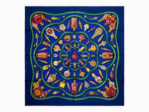 Hermès - Flacons twill silk scarf