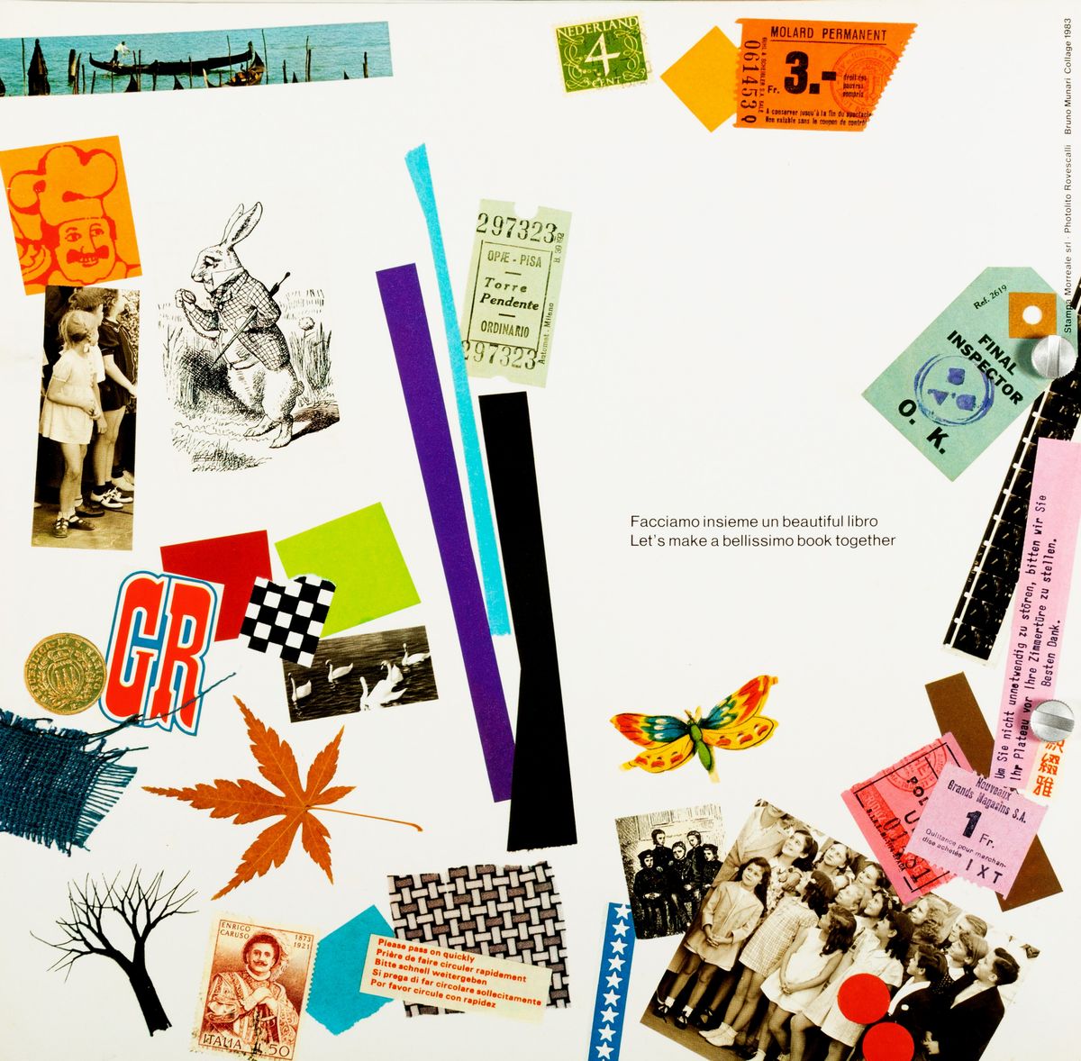 Bruno Munari - Tanta Gente. Facciamo Insieme un Beautiful Libro / Let's Make a Bellissimo Book To...