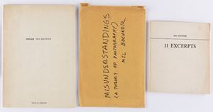 Lotto composto da 02 libri d'Artista e 10 carte