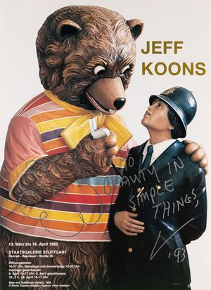 Jeff Koons, Staatsgalerie Stuttgart, Stoccarda