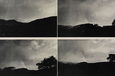 Lotto Composto da Multiplo su Cartoncino e Opuscolo della Mostra Richard Long Sculptures: England...