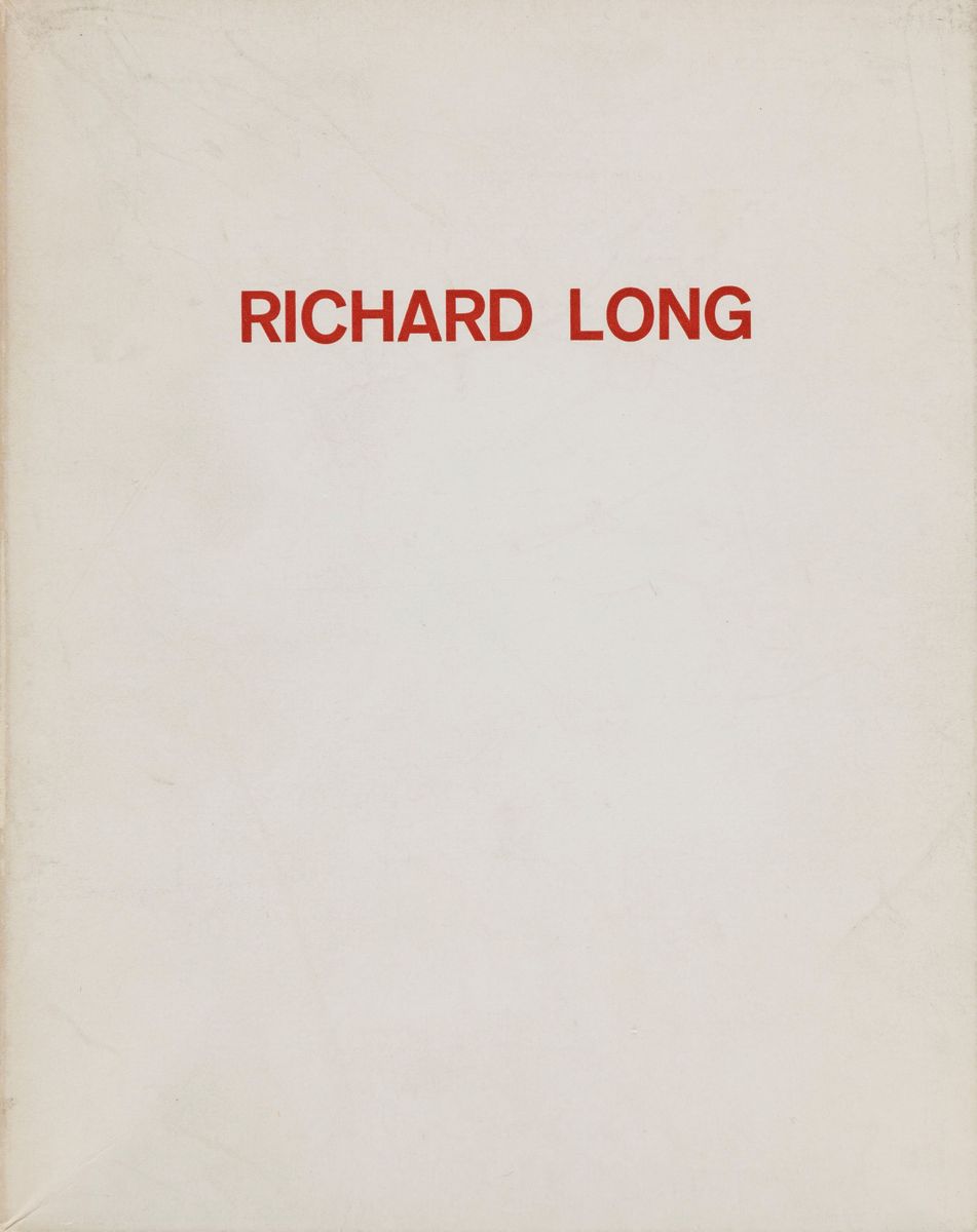 Lotto Composto da Multiplo su Cartoncino e Opuscolo della Mostra Richard Long Sculptures: England...