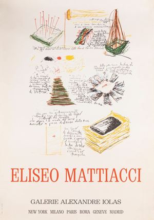 Lotto composto da poster e libro in brossura cartonata