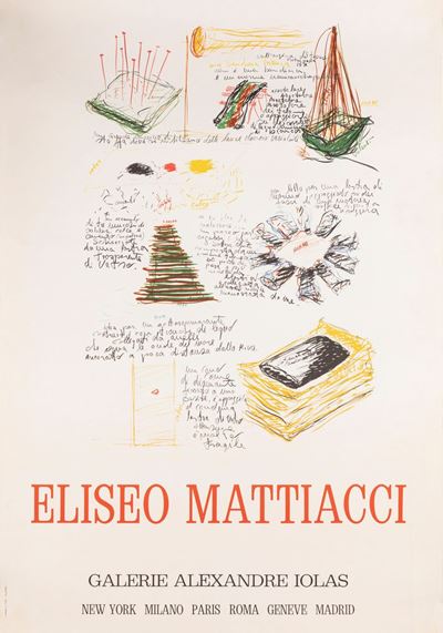 Lotto Composto da Poster e Libro in Brossura Cartonata