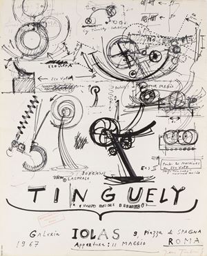 Tinguely, Galeria Iolas, Roma 