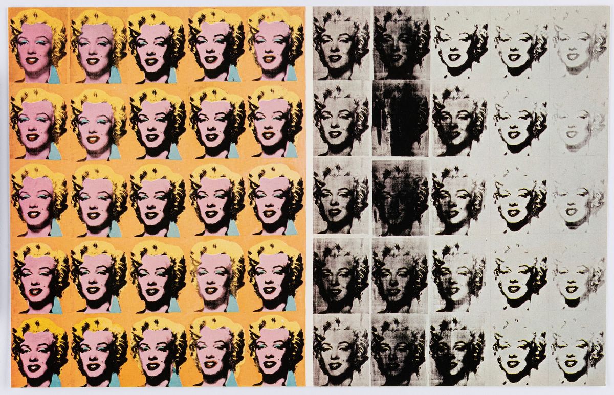 Lotto Composto da 08 Stampe di Ritratti Serigrafici di Andy Warhol