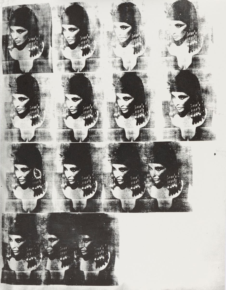 Lotto Composto da 08 Stampe di Ritratti Serigrafici di Andy Warhol