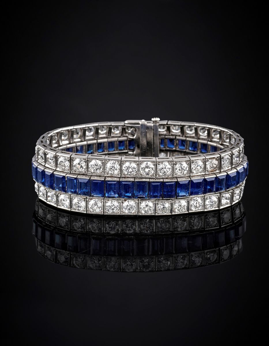 Van Cleef & Arpels - Bracciale con Diamanti e Zaffiri