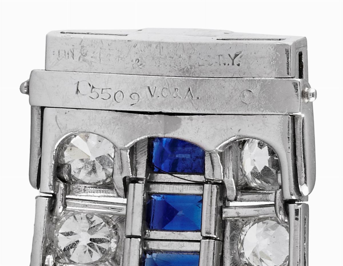 Van Cleef & Arpels - Bracciale con Diamanti e Zaffiri