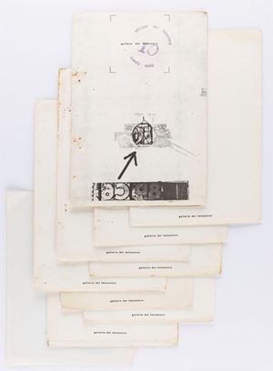 09 exhibition catalogues held at Galleria Del Falconiere, Ancona; 16 magazines from Note dalla Galleria del Falconiere; 01 flyer of the exhibition Jeroen Henneman tekeningen